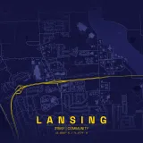 Map of Lansing
