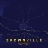 Map of Brownville