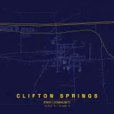 Map of Clifton Springs