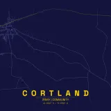 Map of Cortland