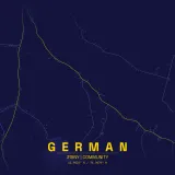 Map of German
