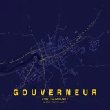 Map of Gouverneur