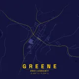 Map of Greene