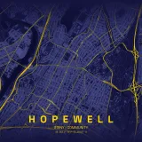 Map of Hopewell