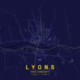 Map of Lyons