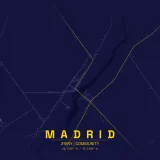 Map of Madrid