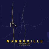 Map of Mannsville