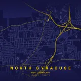 Map of North Syracuse