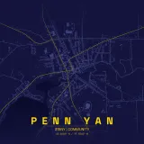 Map of Penn Yan