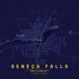 Map of Seneca Falls