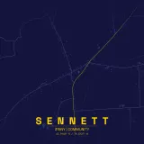 Map of Sennett