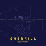 Map of Sherrill