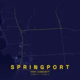 Map of Springport