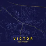 Map of Victor
