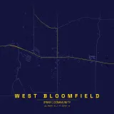 Map of West Bloomfield